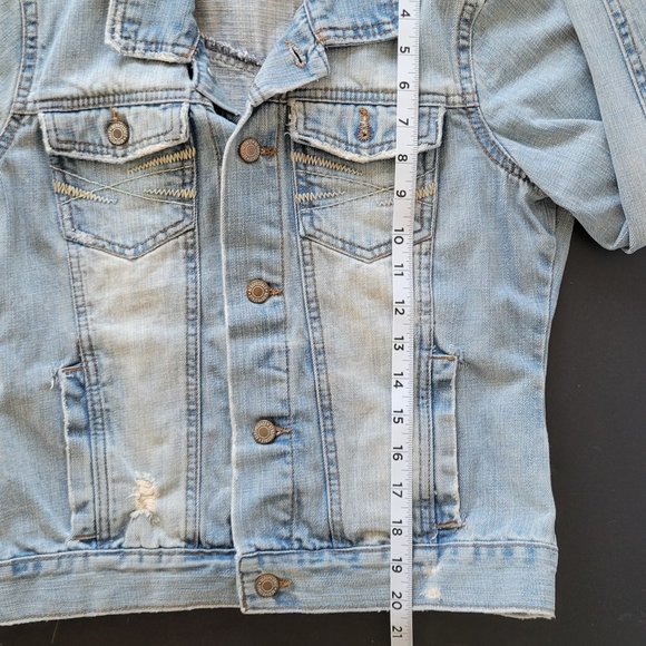 Women’s Aeropostale Jean Jacket, M, Spring, Classic Denim EUC - Picture 6 of 6